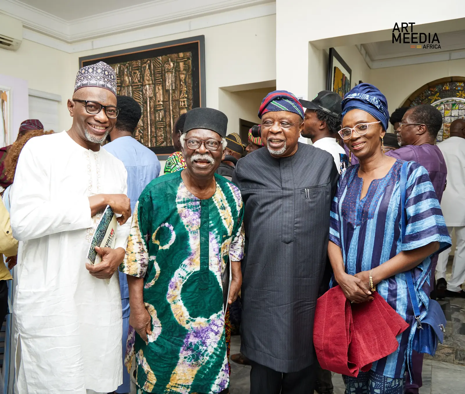 Prof. Bruce Onobrakpeya, Kolade Oshinowo and others artists