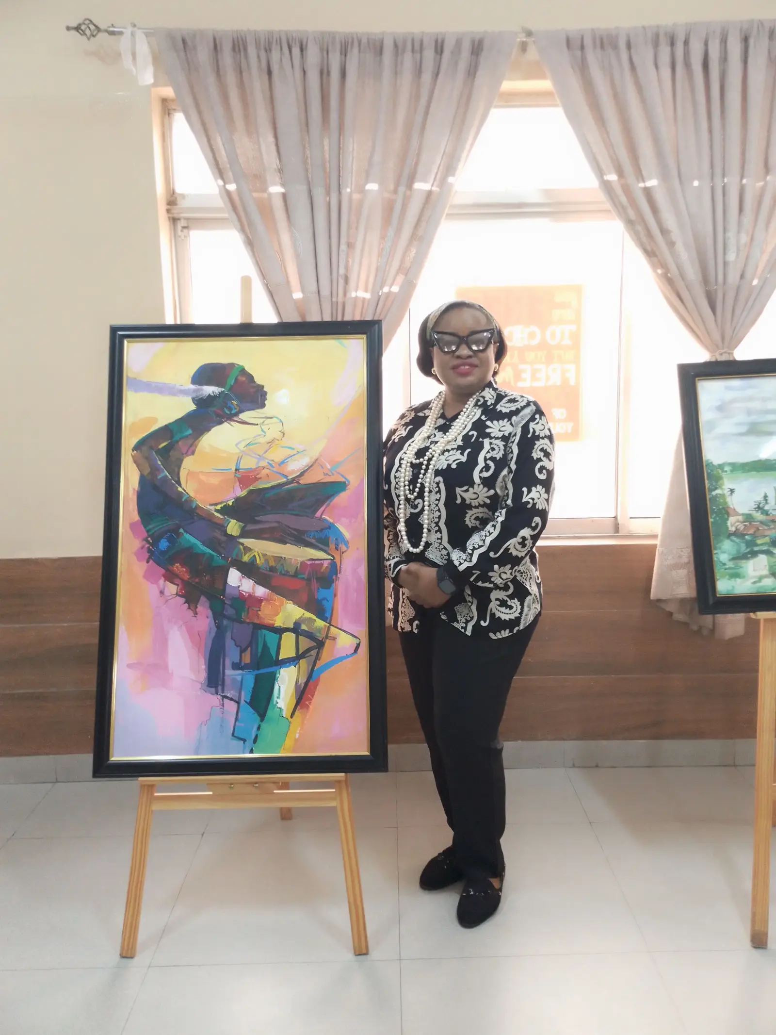 Donation of Artwork by The Gallery to Oxbridge Tutorial College Legacy Foundation (OTCLF) II, Ikeja GRA, Lagos as part of our CSR