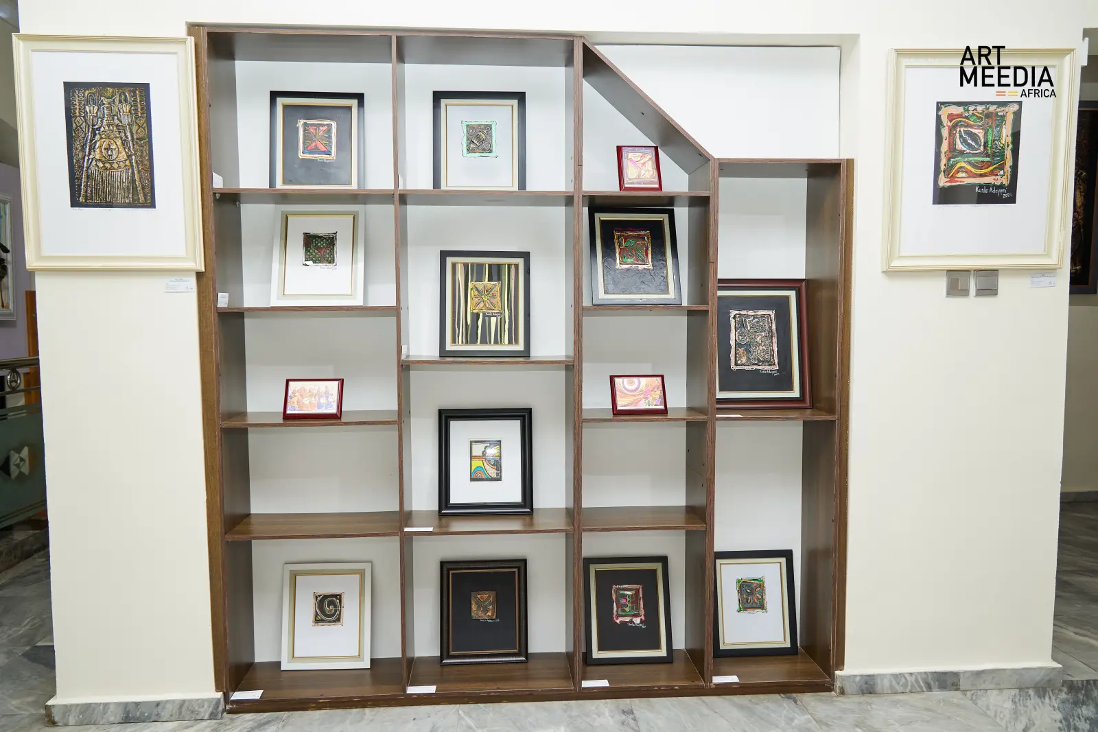Ambience Shot of Dr. Kunle Adeyemi_s Solo-Exhibition II