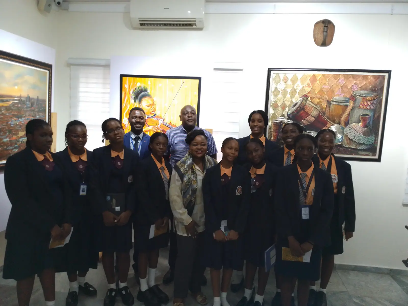 Educational visit by Vivian Fowler Memorial College for Girls, Oregun, Ikeja, Lagos
