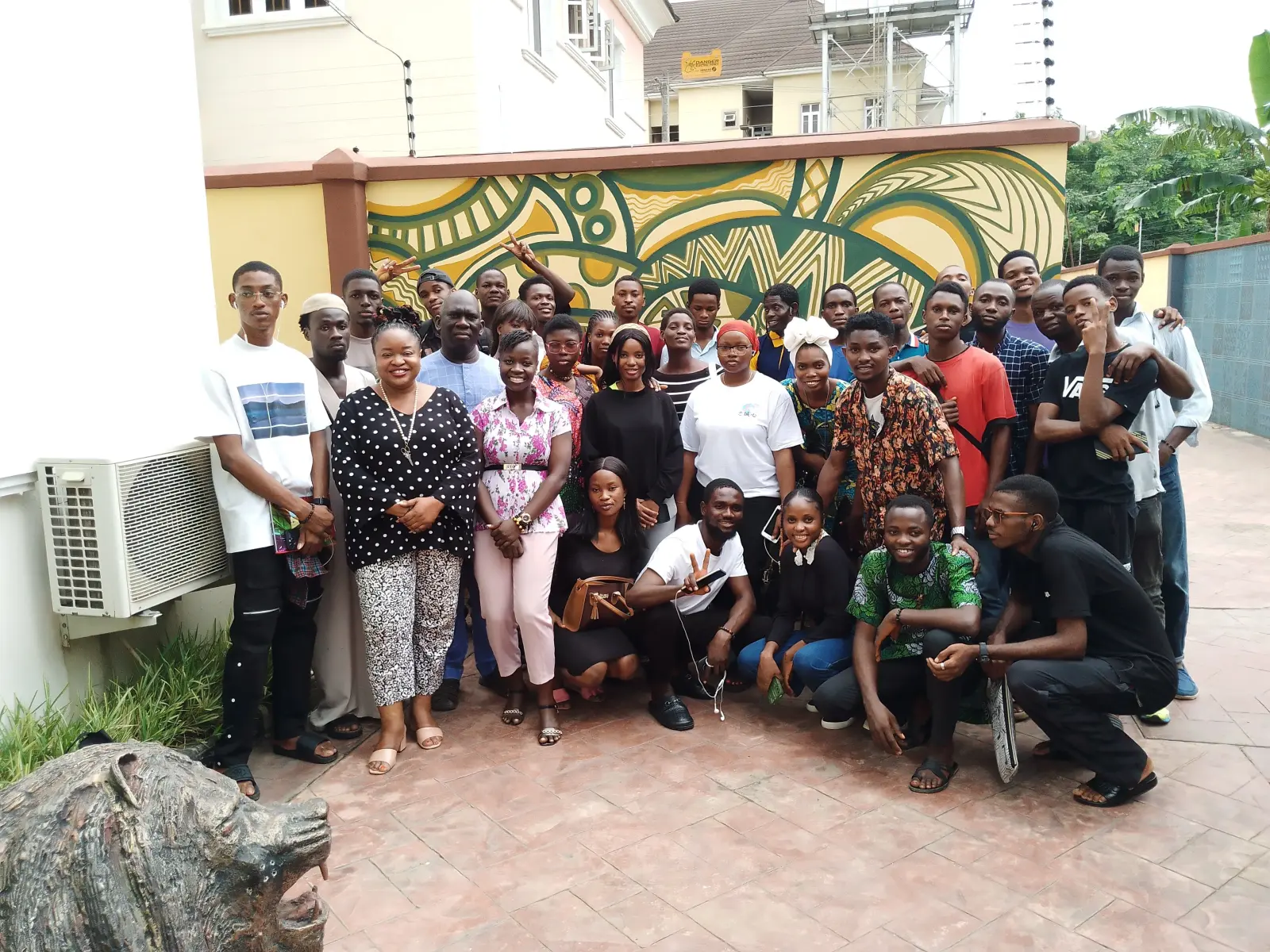 Educational visit by Yaba College of Technology - Painting, Art & Design Students